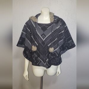 Gray Patterned Women's Skirt